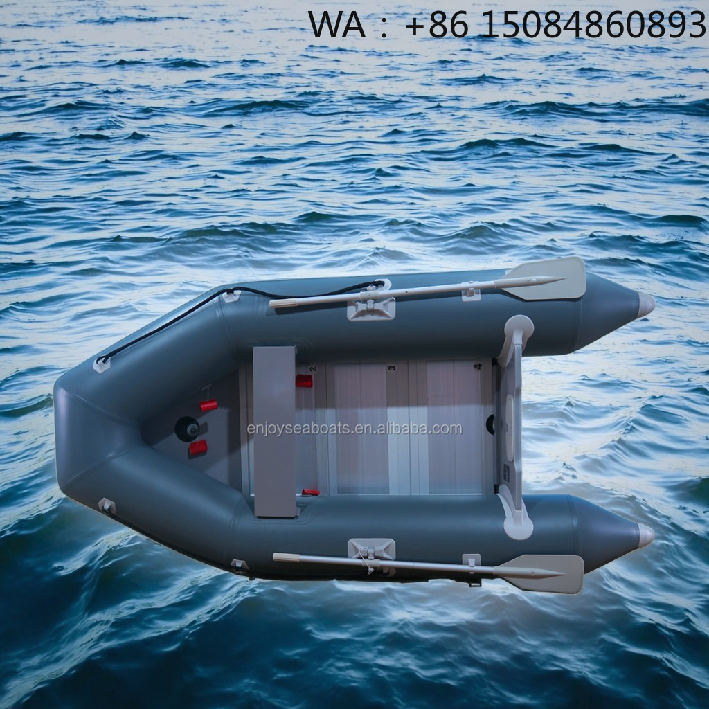Fishing Kayak Inflatable - เรือคายัคอลูมิเนียมแบบเป่าลมสำหรับพายเร็ว พร้อมชุดอุปกรณ์เสริมที่แข็งแรง ทนทาน ใช้งานได้หลากหลาย สำหรับพายเรือและตกปลา กีฬาทางน้ำ