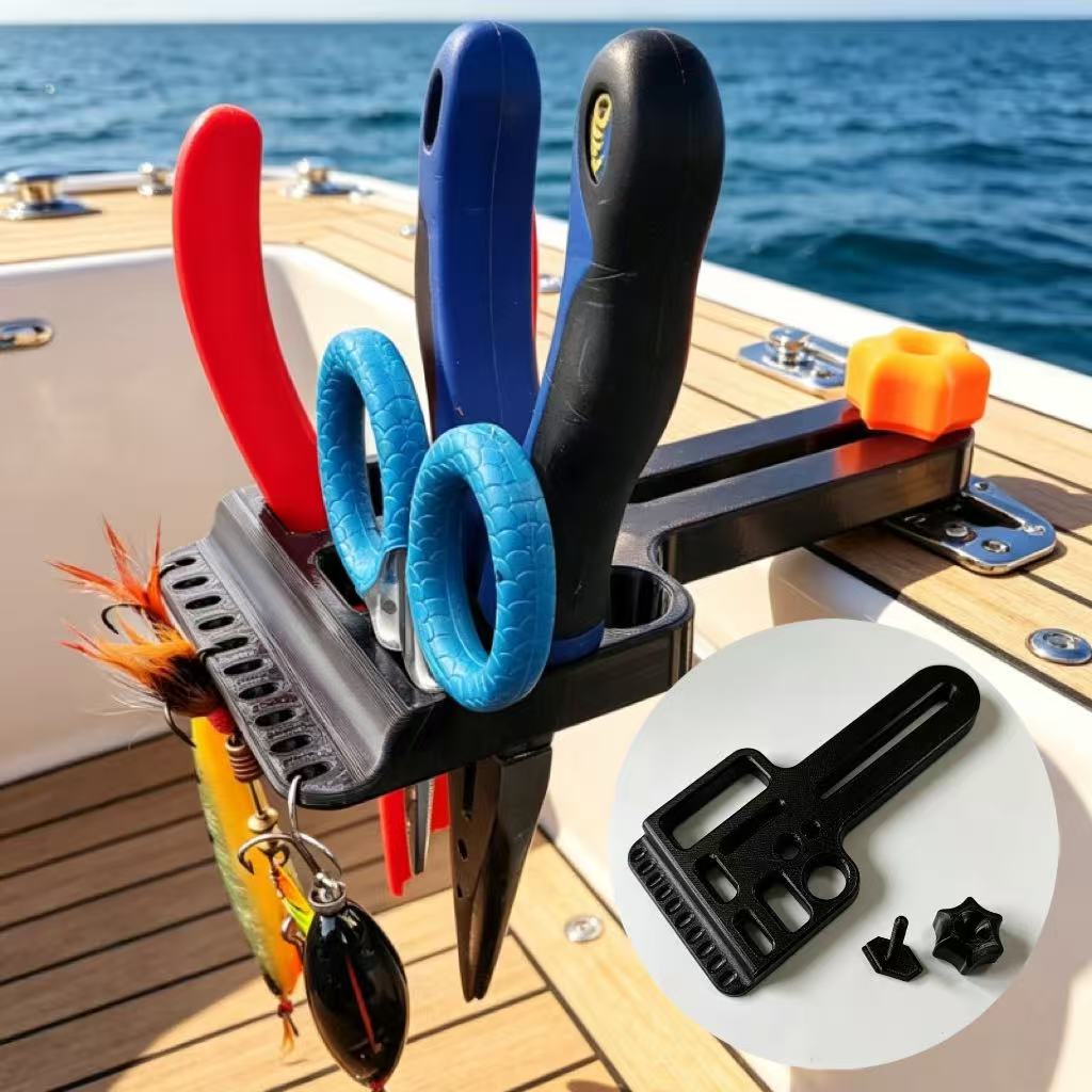 Fishing Kayak Crate - กล่องเก็บอุปกรณ์ตกปลาแบบติดตั้งรูปตัว T สำหรับเรือคายัค กล่องจัดเก็บเหยื่อตกปลาที่แข็งแรง เหมาะสำหรับเรือตกปลาแบบเป่าลม