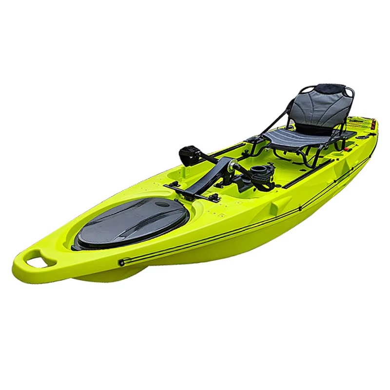 Fishing Kayak Sit In - เรือคายัคตกปลาทะเลแบบนั่งบนพร้อมระบบปั่นด้วยเท้าและพวงมาลัยสำหรับนักตกปลา