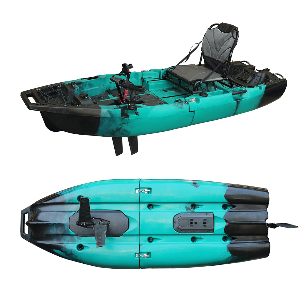เรือคายัคแบบนั่งบน HDPE ขนาด 8 - Fishing Kayak Sit In บทวิจารณ์และราคา