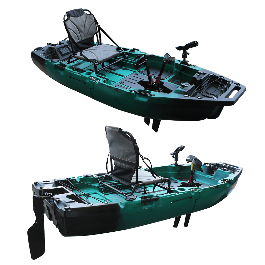 เรือคายัคแบบนั่งบน HDPE ขนาด 8 - Fishing Kayak Sit In บทวิจารณ์และราคา