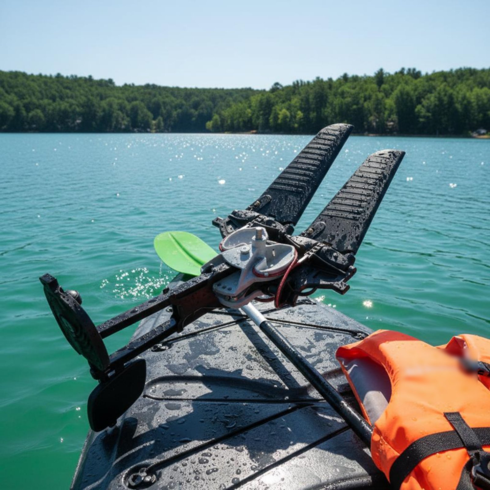 ระบบขับเคลื่อนด้วยเท้าสำหรับเร - Fishing Kayak Pedal Drive บทวิจารณ์และราคา