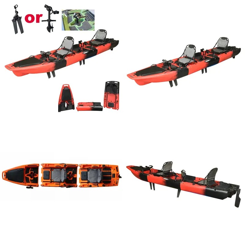 เรือคายัคแบบนั่งบน 2 ที่นั่ง ข - Fishing Kayak Sit In บทวิจารณ์และราคา