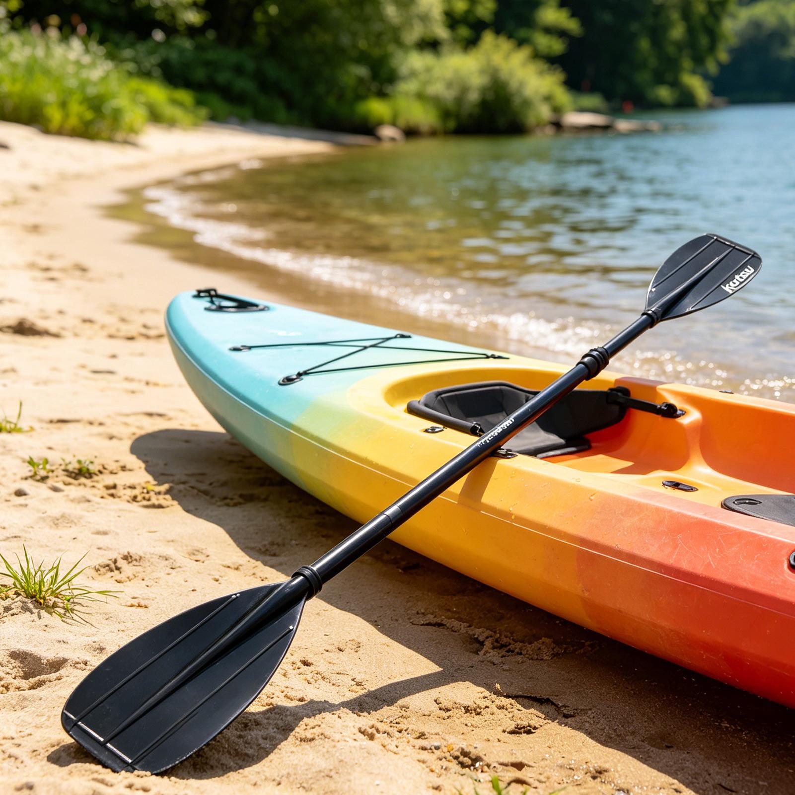 ไม้พายคาร์บอนไฟเบอร์ 2 ท่อน น้ - Fishing Kayak Paddle บทวิจารณ์และราคา