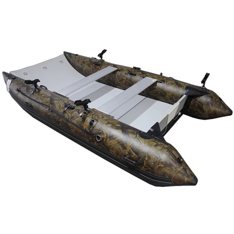 เรือยางคาตามารันความเร็วสูง ทำ - Fishing Kayak Inflatable บทวิจารณ์และราคา
