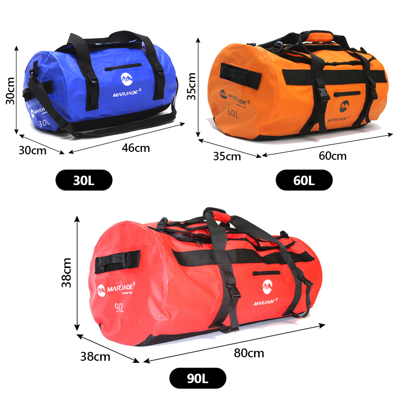 30L 60L 90L เรือคายัคกันน้ำกระ - Fishing Kayak Storage Bag บทวิจารณ์และราคา