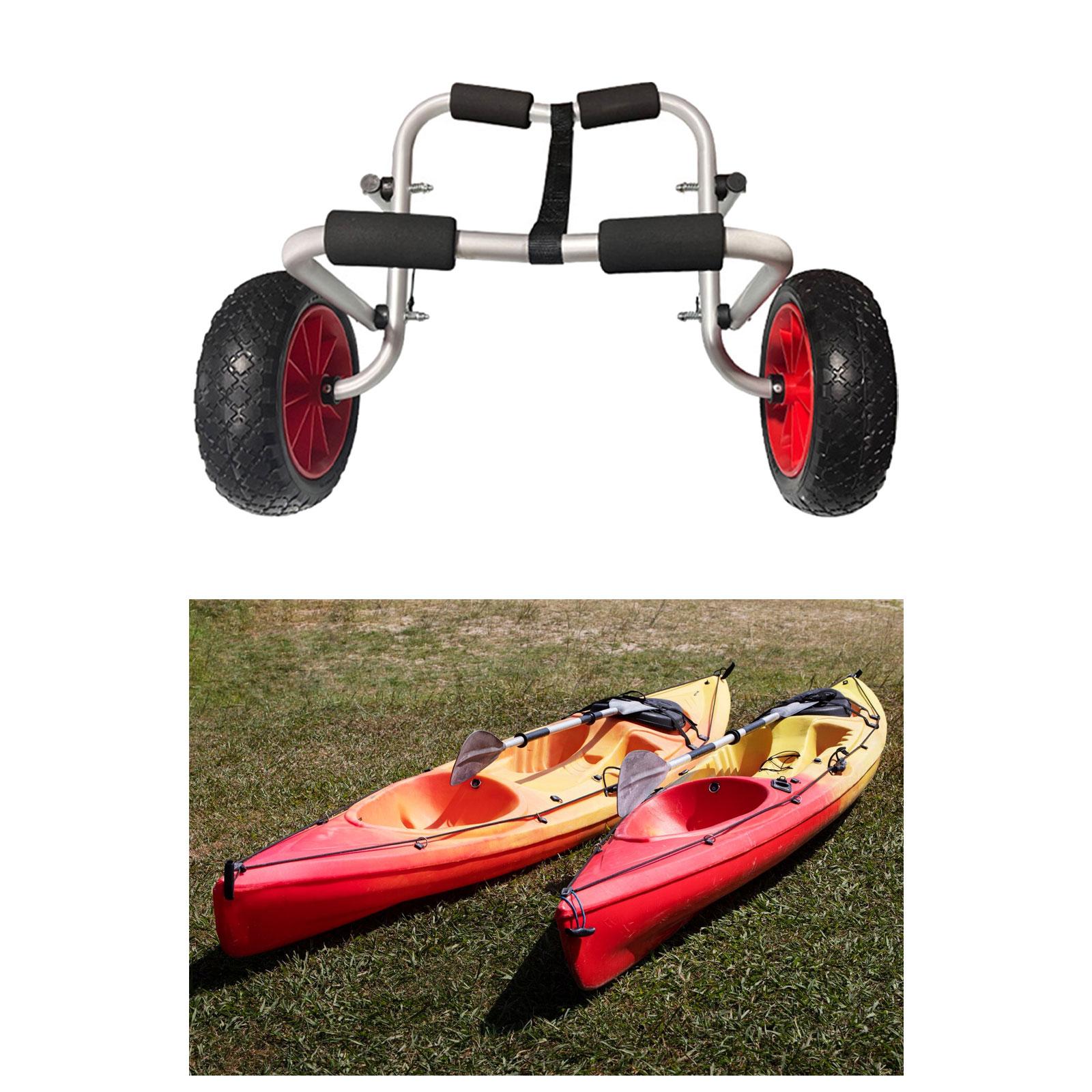 รถเข็นพับได้สำหรับเรือคายัค รถ - Fishing Kayak Cart บทวิจารณ์และราคา