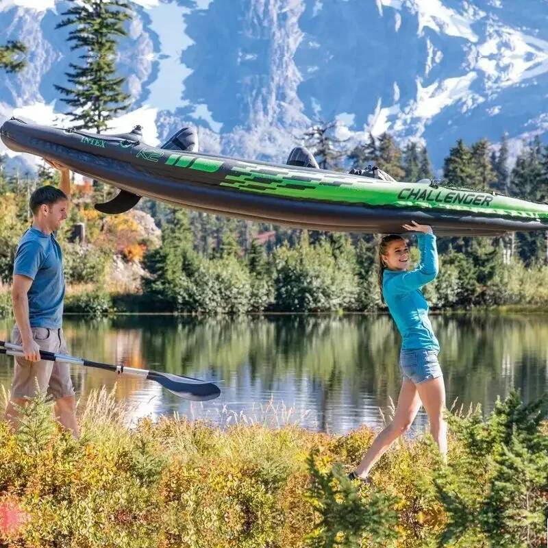 เรือคายัคเป่าลมแบบ 1/2 ที่นั่ง - Fishing Kayak Seat บทวิจารณ์และราคา