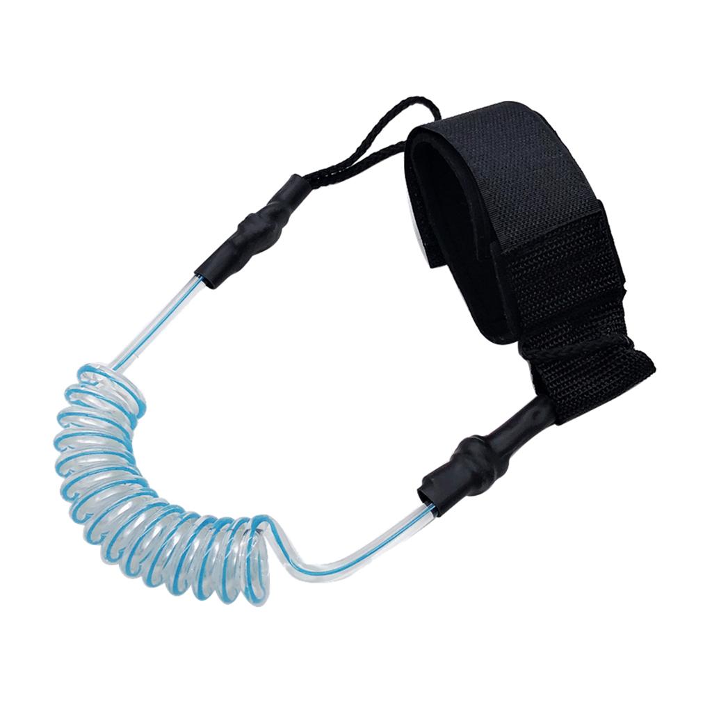 สายจูงเซิร์ฟบอร์ดแบบขดยาว 4 ฟุ - Fishing Kayak Paddle Leash บทวิจารณ์และราคา