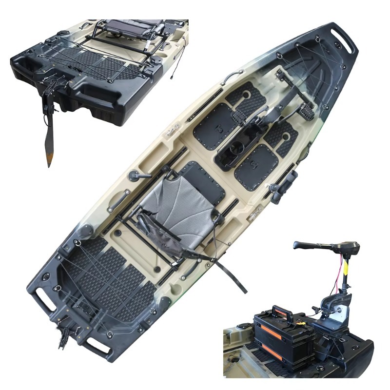 เรือคายัคแบบนั่งบน HDPE/PE สำห - Fishing Kayak Sit In บทวิจารณ์และราคา