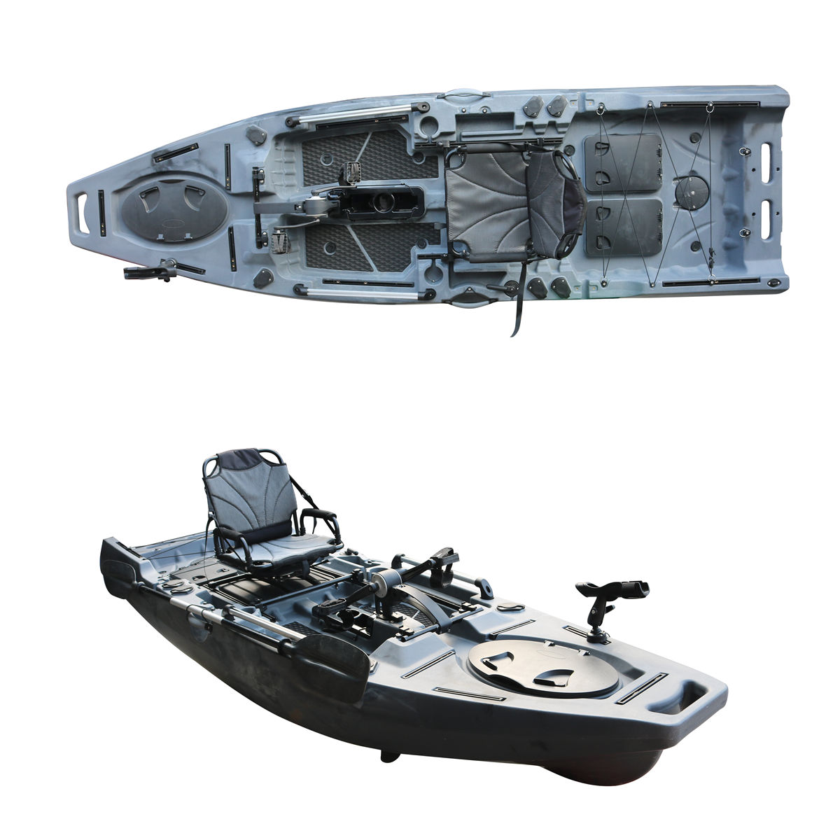 เรือคายัคตกปลาแบบพับได้ Viking - Fishing Kayak Sit In บทวิจารณ์และราคา