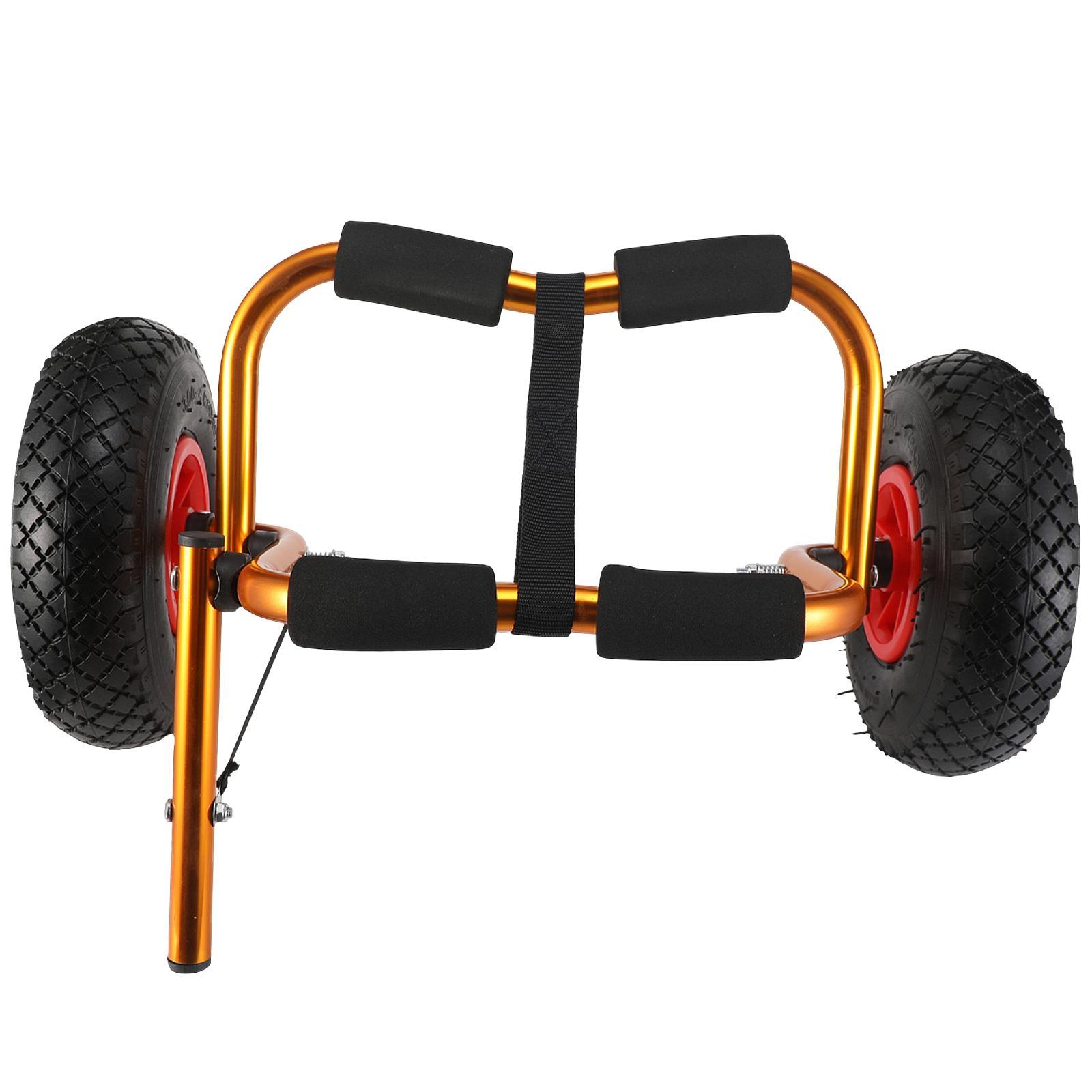รถเข็นเรือคายัคพับได้ล้อแข็ง H - Fishing Kayak Cart บทวิจารณ์และราคา