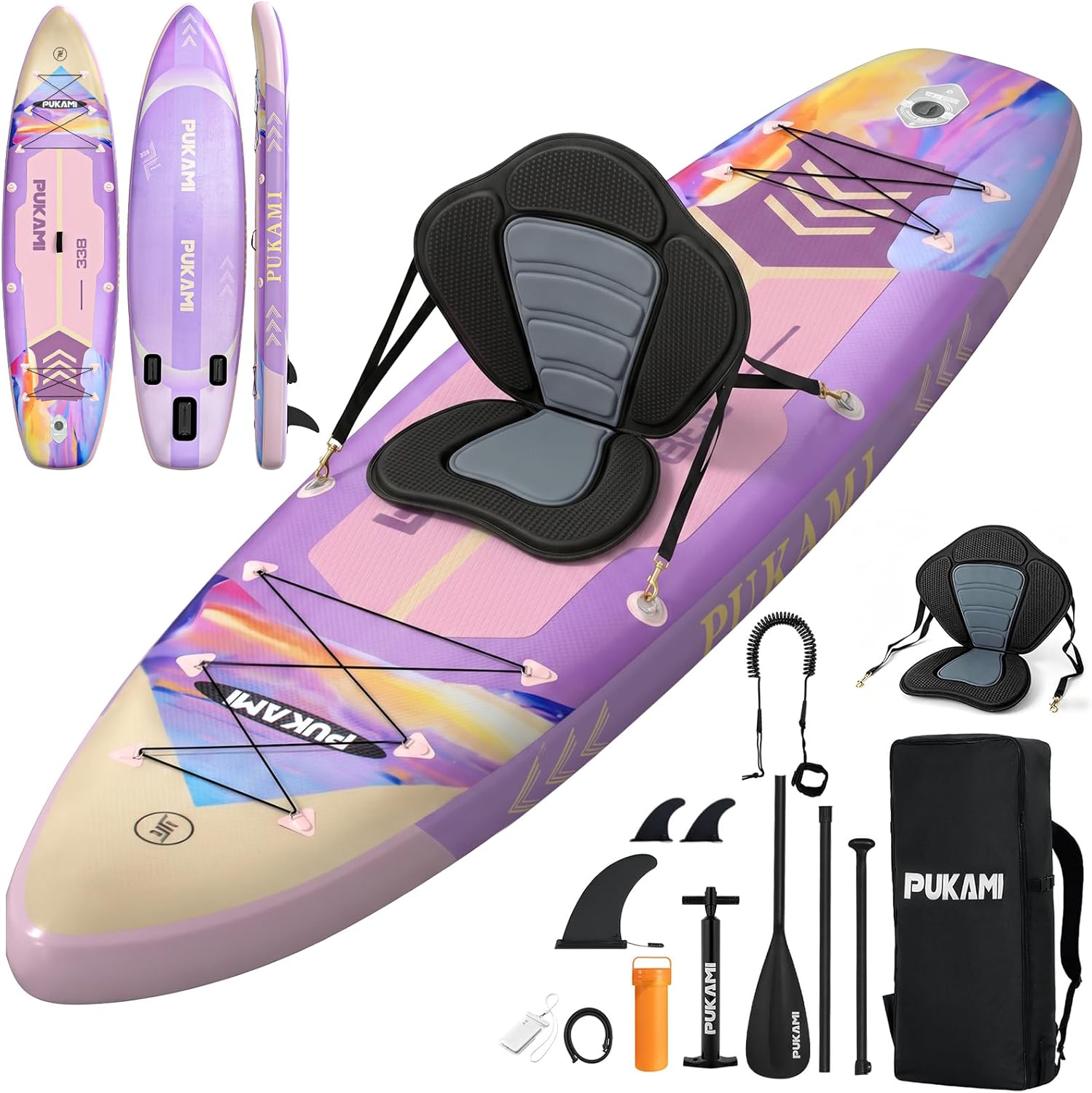 กระดานยืนพายแบบเป่าลมขนาดกว้าง - Fishing Kayak Seat บทวิจารณ์และราคา