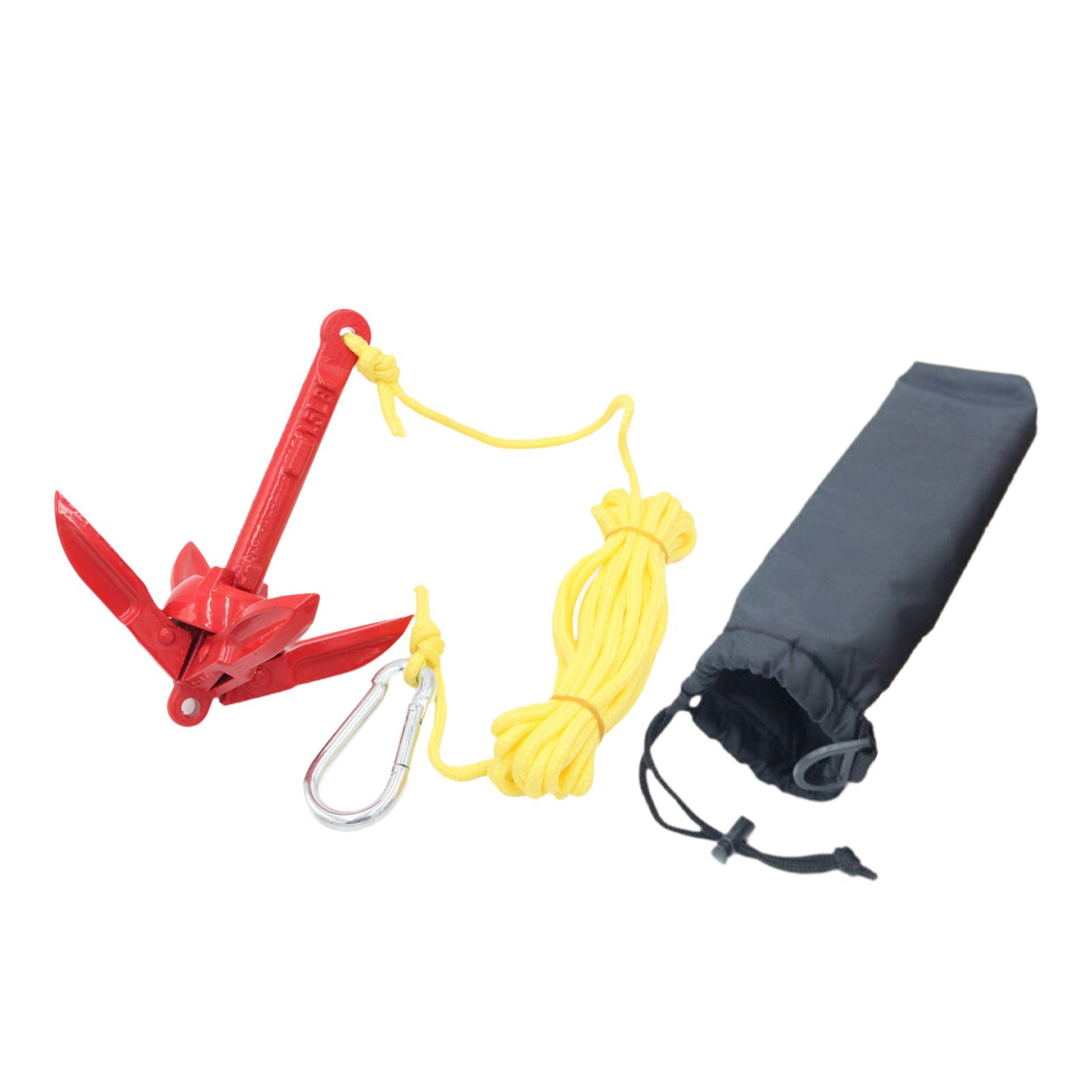 ชุดสมอเรือพับได้ทำจากเหล็กกล้า - Fishing Kayak Anchor บทวิจารณ์และราคา